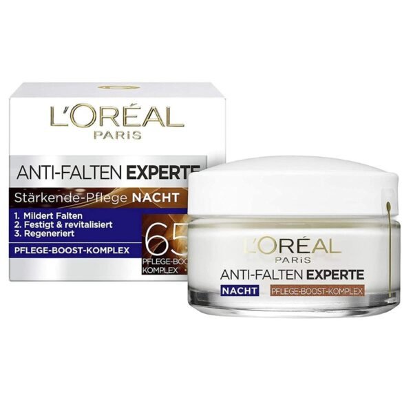 L'ORÉAL PARiS Anti-Wrinkle Night Cream Expert 65+, 50 ml