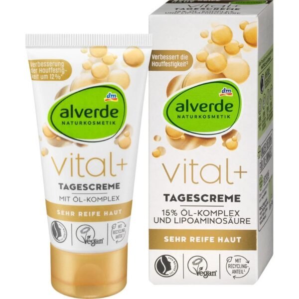 Alverde NATURAL COSMETICS Facial Cream Vital+, 50 ml