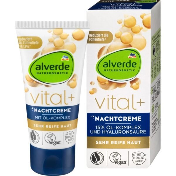 Alverde NATURAL COSMETICS Night Cream Vital +, 50 ml