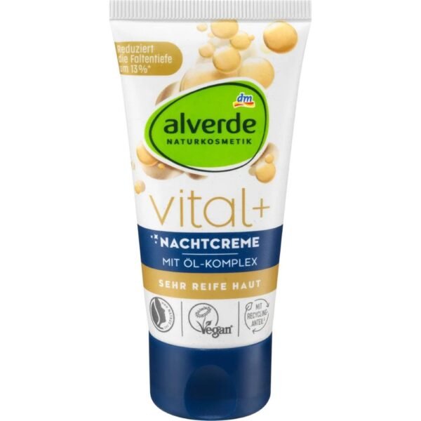 Alverde NATURAL COSMETICS Night Cream Vital +, 50 ml - Image 3