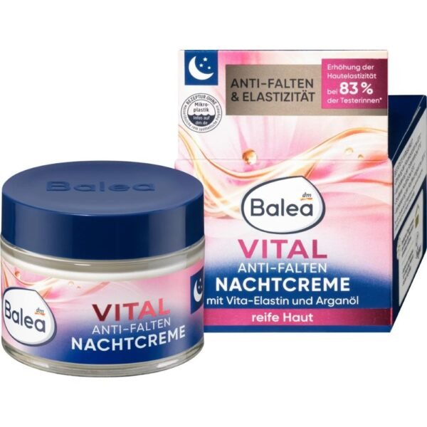 Balea Anti Wrinkle Night Cream Vital, 50 ml