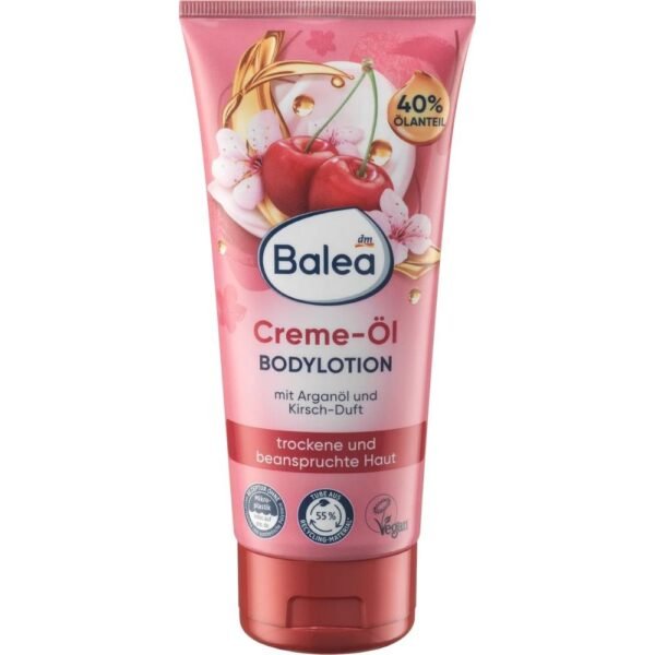 Balea Cream-Oil Body Lotion Cherry, 200 ml