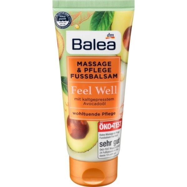 Balea Foot cream, massage & foot care balm Feel Well, 100 ml