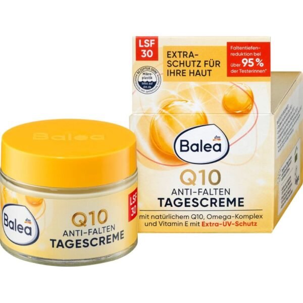 Balea Face cream Q10 anti-wrinkle protective day cream SPF30, 50 ml