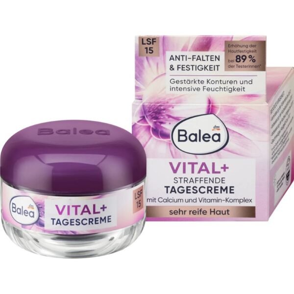 Balea Facial cream Vital + firming SPF 15, 50 ml