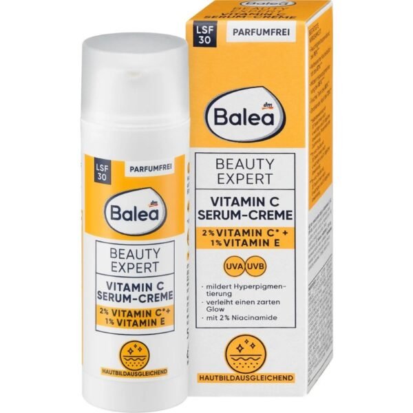 Balea Facial serum Beauty Expert Vitamin C serum cream SPF 30, 50 ml