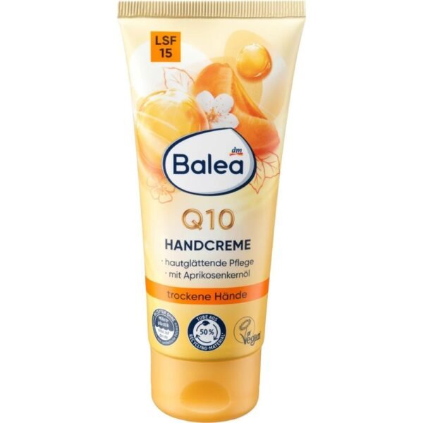 Balea Hand cream Q10 with apricot oil and SPF15, 100 ml