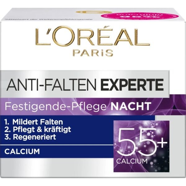 L'ORÉAL PARiS Anti Wrinkle Night Cream Expert 55+, 50 ml - Image 2