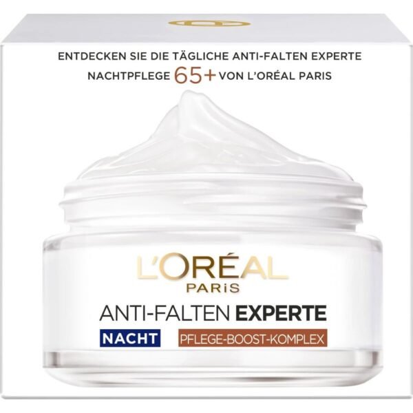 L'ORÉAL PARiS Anti-Wrinkle Night Cream Expert 65+, 50 ml - Image 4