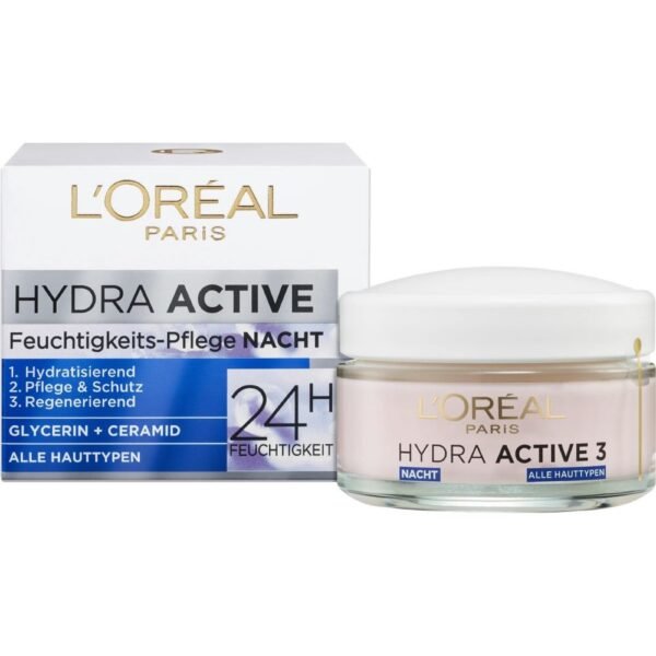 L'ORÉAL PARiS Night Cream Hydra Active 3, 50 ml