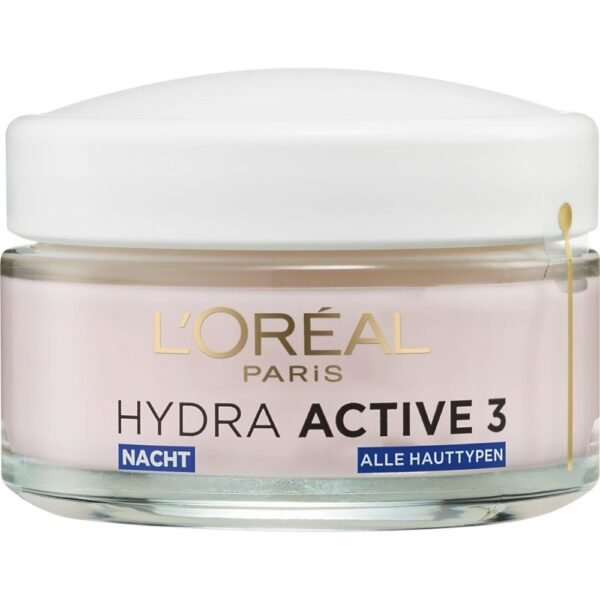 L'ORÉAL PARiS Night Cream Hydra Active 3, 50 ml - Image 3