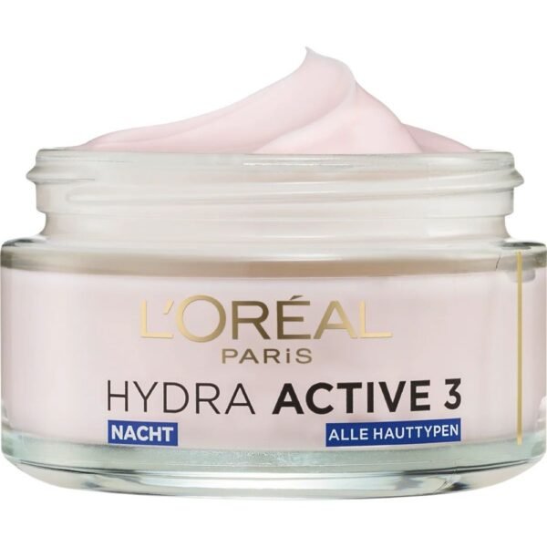 L'ORÉAL PARiS Night Cream Hydra Active 3, 50 ml - Image 4